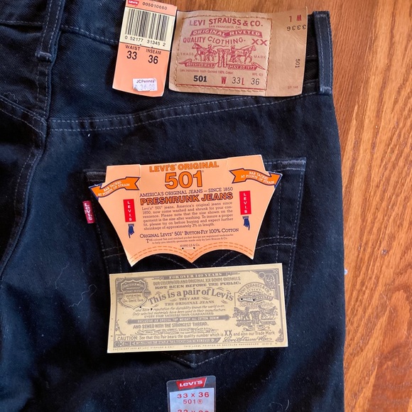 levi's original 501 preshrunk jeans